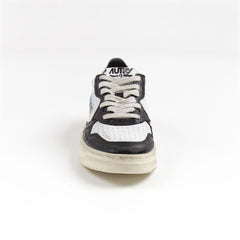 White-black-silver Sneaker