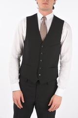 ZZEGNA wool side vents notch lapel 3 piece waistcoat suit