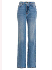 Split hem jeans