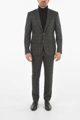 CC COLLECTION 2 Button RIGHT Windowpane Check Suit