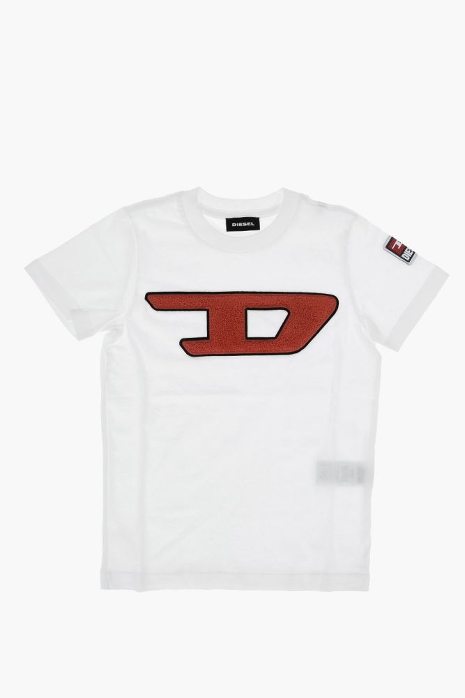 Crew-neck TJUSTDIVISION-D T-shirt with Logo-Embroidery