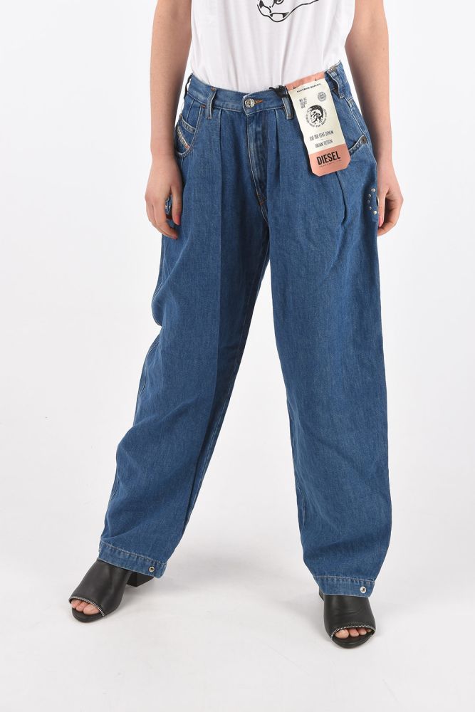 double pleat D-CONCIAS-SP4 baggy jeans L.32