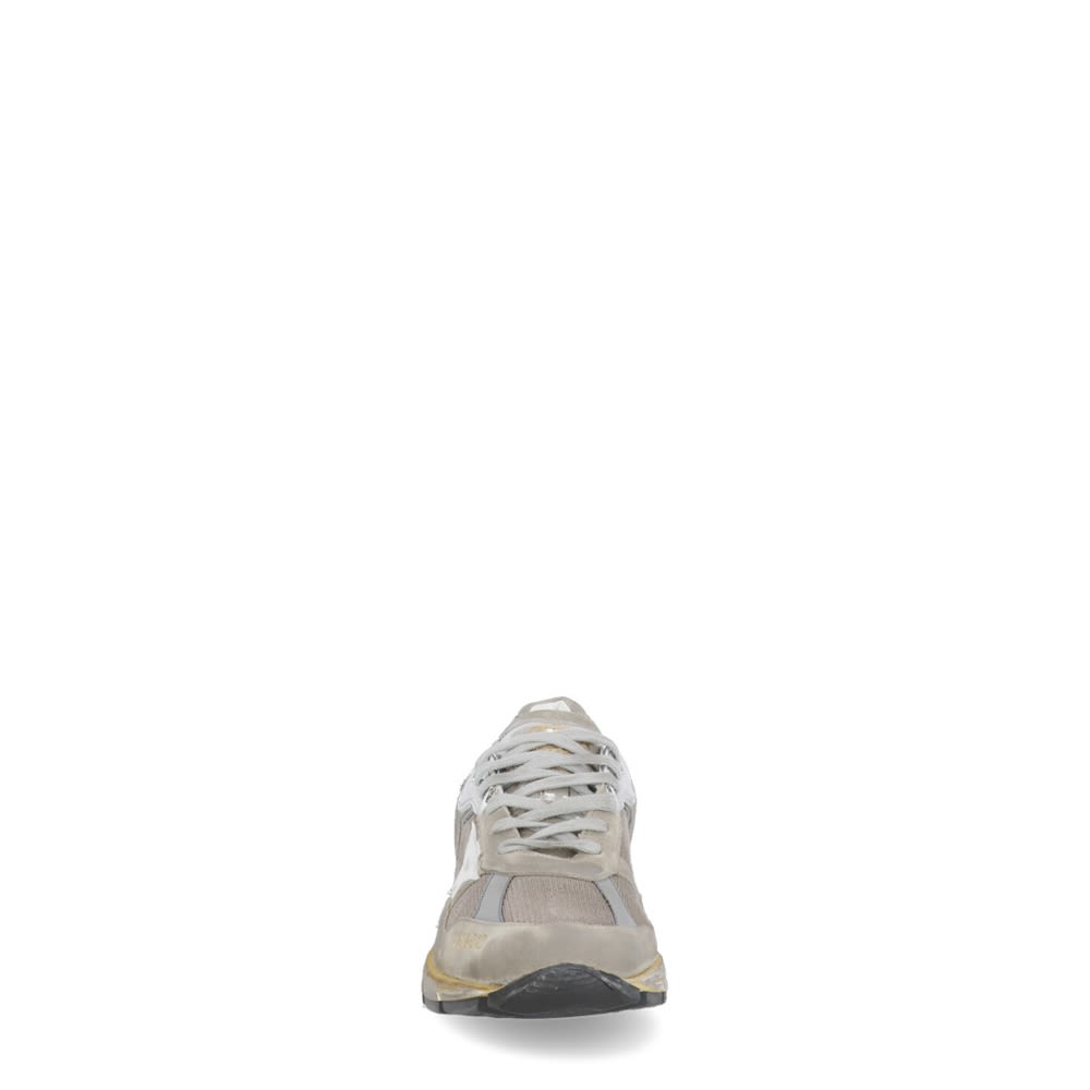 Taupe/silver/white Sneaker