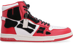 Skel leather high-top sneakers