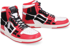 Skel leather high-top sneakers