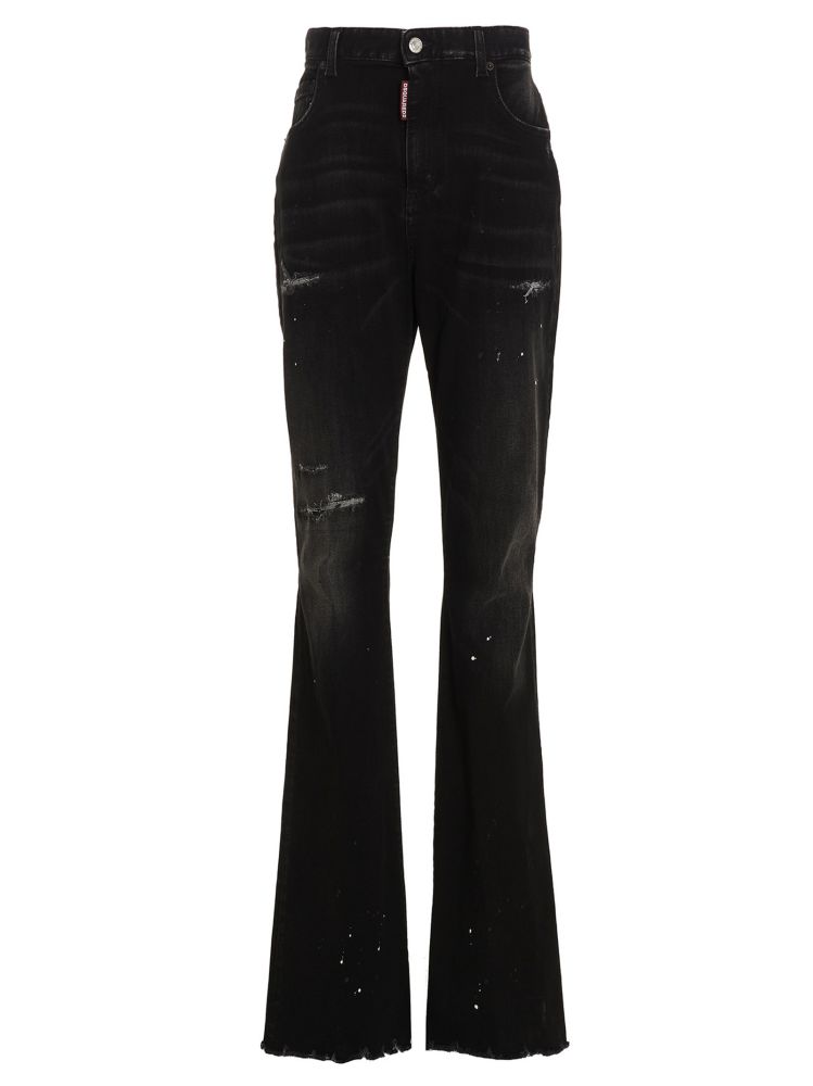 'High Waste Flare’ jeans