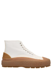 Leather canvas sneakers