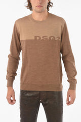 Logoed Crewneck Double Tone Pullover