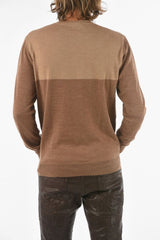 Logoed Crewneck Double Tone Pullover