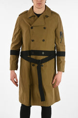 Double Breasted Slim Fit Trench with Belt