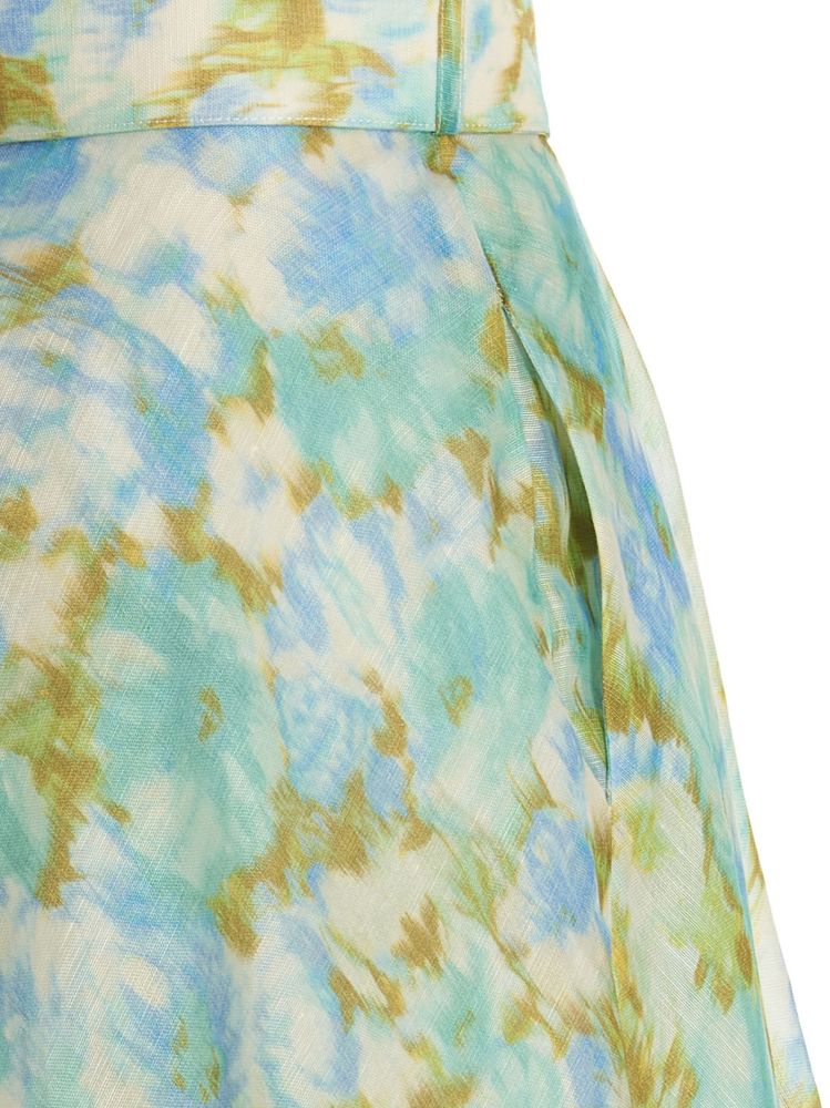 'High Tide Ikat' skirt