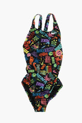 SWIM All Over Printed One Piece Swimsuit