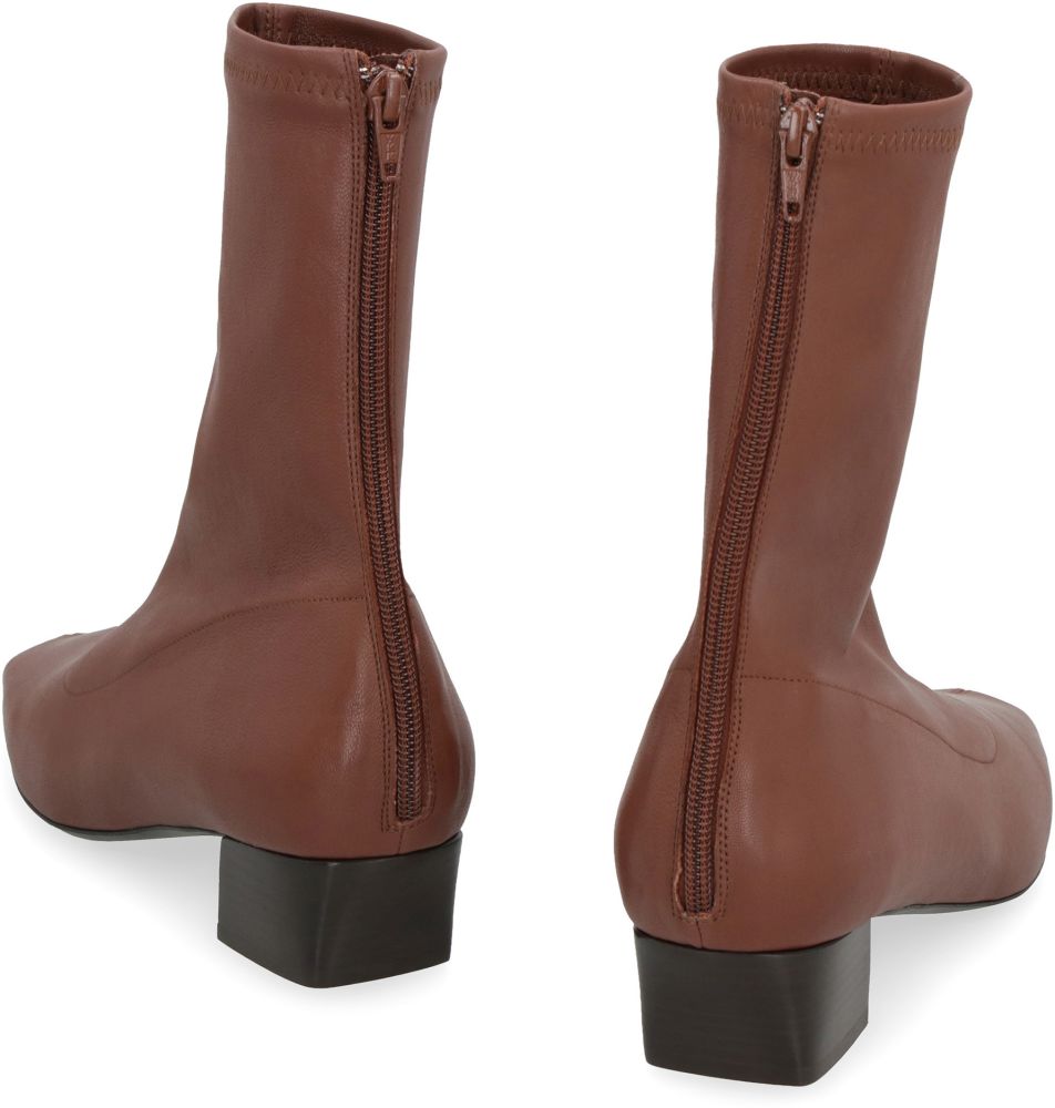 Colette leather ankle boots