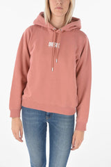 Hooded F-ANGS Sweatshirt with Lettering Logo Print