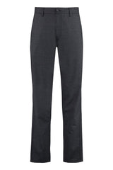 Wool blend trousers