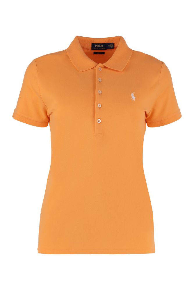 Cotton-piqué polo shirt