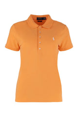 Cotton-piqué polo shirt