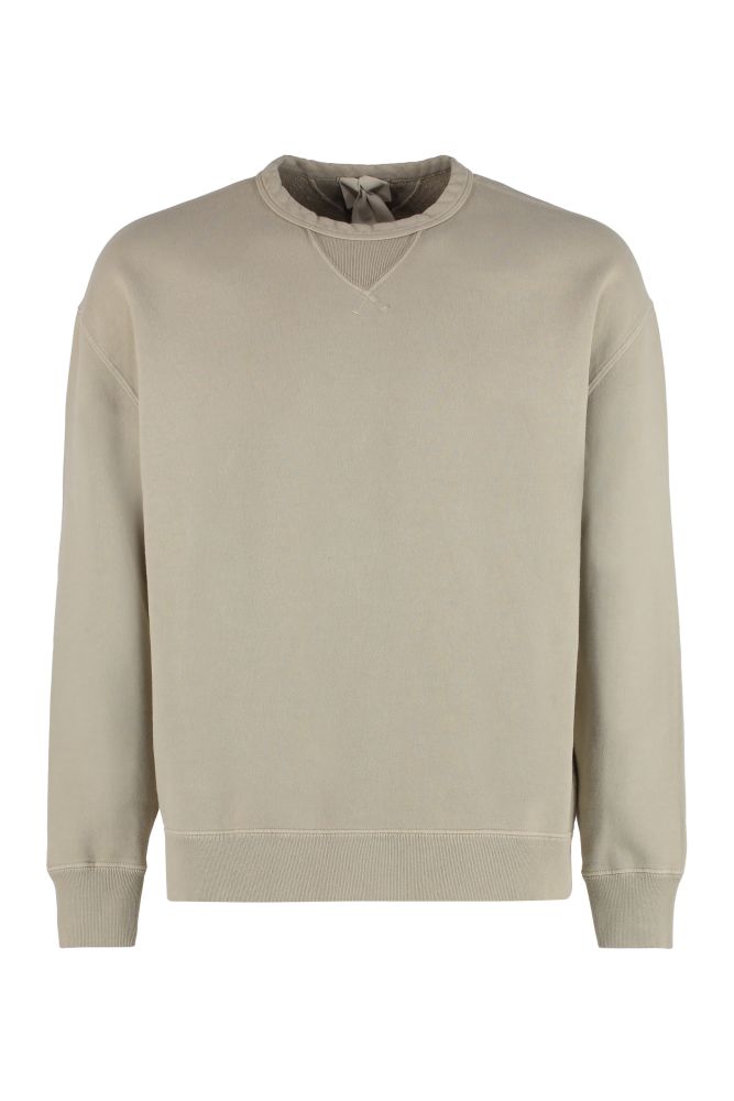 Cotton crew-neck sweatshirt