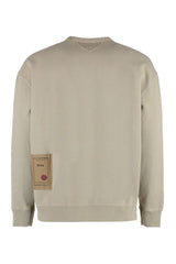 Cotton crew-neck sweatshirt