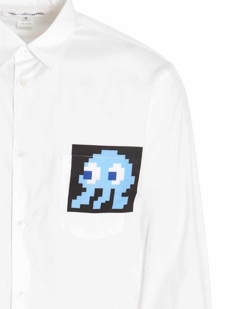 'Pixel’ print shirt