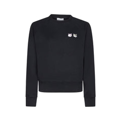 MAISON KITSUN SWEATSHIRTBlack Sweatshirt