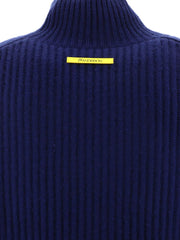 Ribbed turtleneck sweater