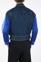 Denim Oversize Fit Jacket with Patch Pockets