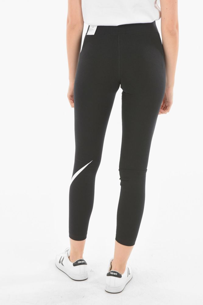 Logo Printed Tight Fit Leggings