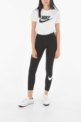 Logo Printed Tight Fit Leggings