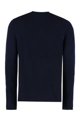 Wool-blend crew-neck sweater