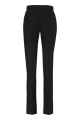 Tailored wool trousers