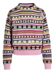 Fair Isle wool-blend crew-neck sweater