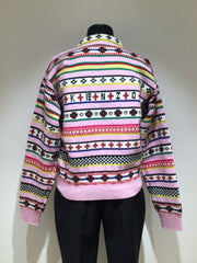Fair Isle wool-blend crew-neck sweater