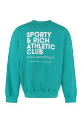 Cotton crew-neck sweatshirt