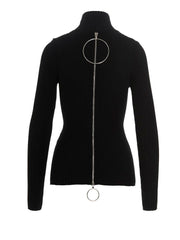 Circle detail polo neck