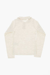 Ribbed Lightweight TIARA Sweater with Polo Neck