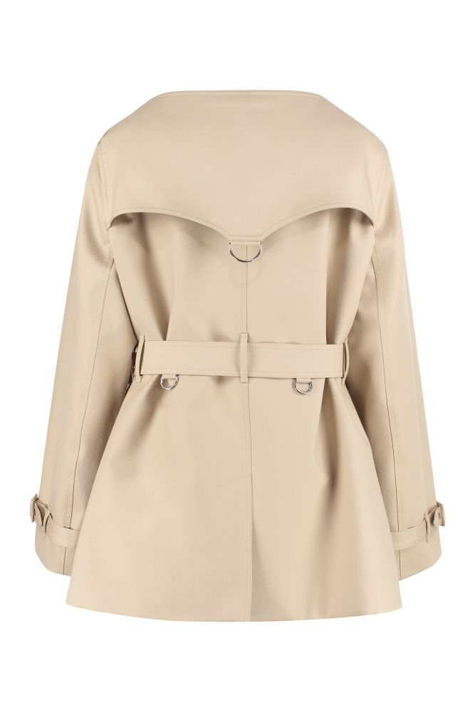 Gabardine trench coat