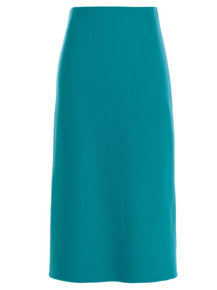 Flared midi skirt