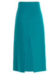 Flared midi skirt