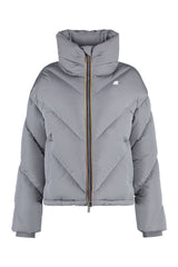 Imeldine iridescent effect nylon down jacket