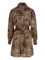 'Leopard' shirt dress