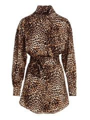 'Leopard' shirt dress