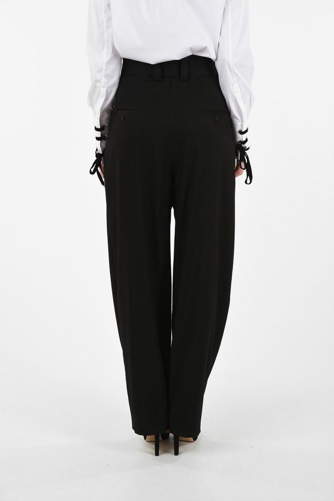 Double Pleat High Waist Pants