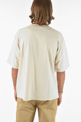 T-shirt Crew-neck BIRCH PARSNIP With Maxi Overstitch