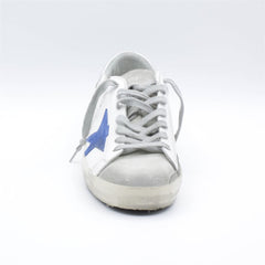 White-silver-blue Sneaker