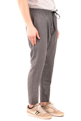 Hosio Trousers Color: gray Material: elastane : 2%, wool : 78%, polyester : 20%