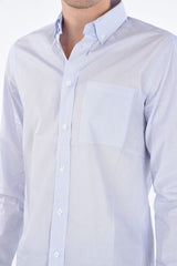 Printed Striped Button-Down Shirt