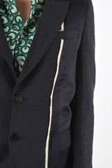 Peak Lapel Martingale SKINNY FIT Blazer