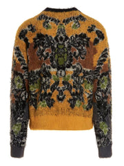 Jacquard pattern sweater