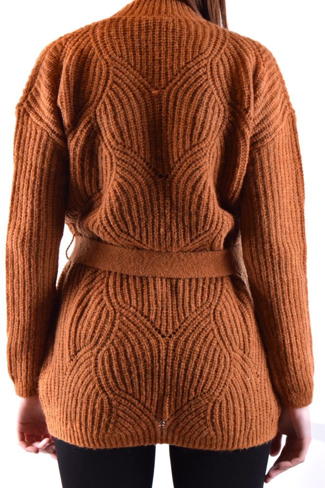 Sun68 Cardigan Color: Sand Material: alpaca : 17%, merino wool : 53%, polyamide : 30%